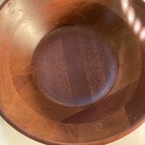 Wooden bowl